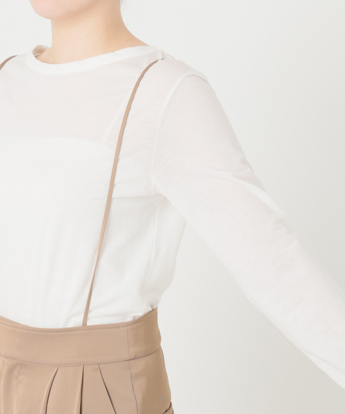 La TOTALITE（ラトータリテ）の「【洗える】2WAYリラクシーサスパンツ（スラックス・レディース・ブラック/ベージュ・38/36）」の21枚目の写真