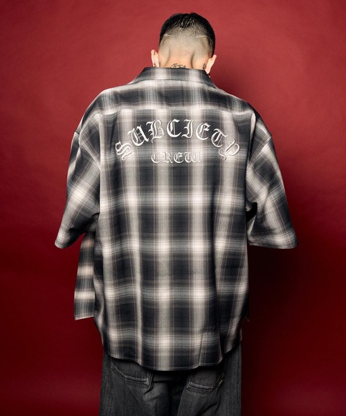 Ombre check shirt — рубашка в клетку с омбре