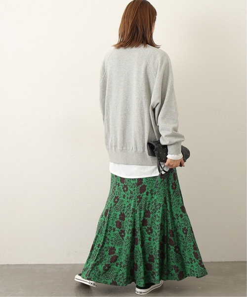 JOURNAL STANDARD relume(ジャーナルスタンダード レリューム)の「《WEB限定追加3》レトロフラワープリントマーメイドスカート(スカート・レディース・ブラック/グリーン・FREE)」の19枚目の写真