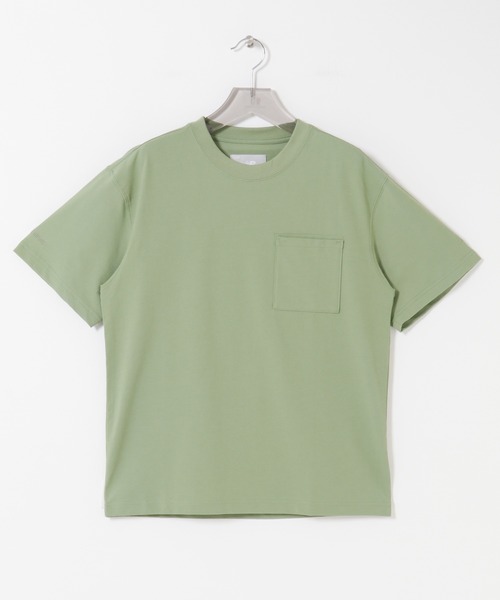 NEW BALANCE(ニューバランス)の「NEW BALANCE NB GREYポケットTシャツ(Tシャツ/カットソー・メンズ・ブラック/ホワイト/グリーン系その他・MEDIUM/LARGE/X-LARGE)」の3枚目の写真