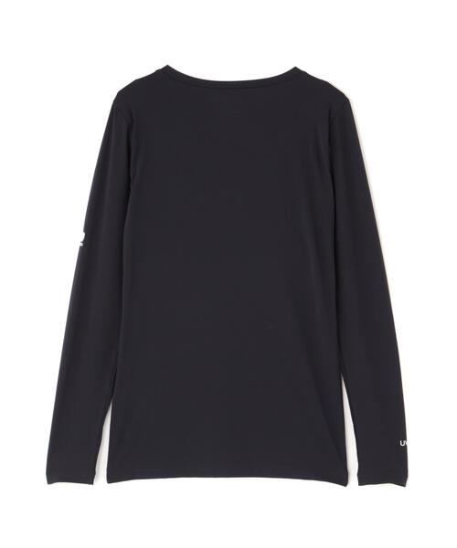 PEARLY GATES（パーリーゲイツ）の「【PG BODY】N/ベア天竺リップ長袖Uネックカットソー（Tシャツ/カットソー・レディース・ホワイト/ネイビー・SMALL/MEDIUM/LARGE）」の7枚目の写真