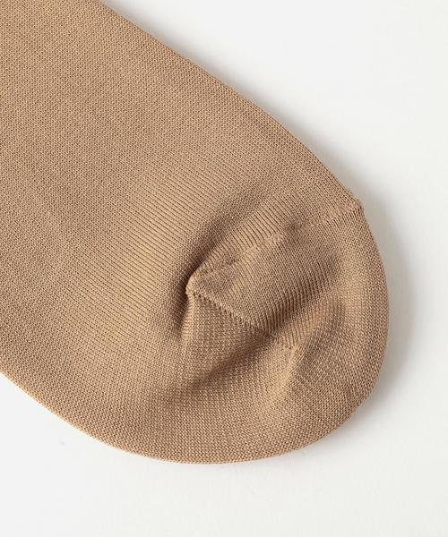 BEAUTY&YOUTH UNITED ARROWS(ビューティーアンドユースユナイテッドアローズ)の「BY コットンソリッドカラーソックス 16SS◆(ソックス/靴下・レディース・ブラウン/レッド・FREE)」の4枚目の写真