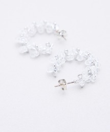 Zoule（ゾーラ）の「Zoule ゾーラ：Soleaシリーズ　clear grains　ピアス（ピアス（両耳用））」