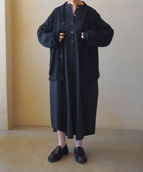 JOURNAL STANDARD LUXE（ジャーナルスタンダード　ラックス）の「C/Cu パフワンピース（ワンピース・レディース・ホワイト/ブラック・FREE）」の5枚目の写真