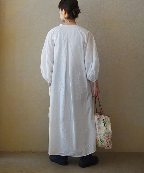 JOURNAL STANDARD LUXE（ジャーナルスタンダード　ラックス）の「C/Cu パフワンピース（ワンピース・レディース・ホワイト/ブラック・FREE）」の8枚目の写真