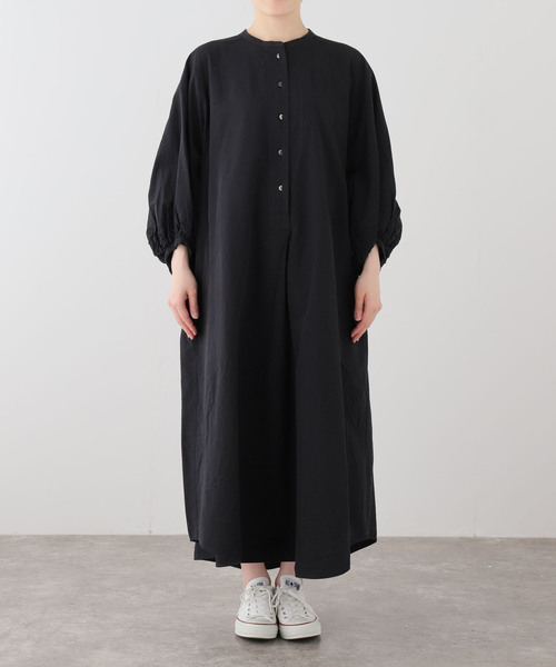 JOURNAL STANDARD LUXE（ジャーナルスタンダード　ラックス）の「C/Cu パフワンピース（ワンピース・レディース・ホワイト/ブラック・FREE）」の9枚目の写真