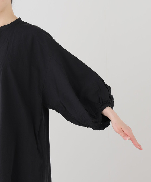 JOURNAL STANDARD LUXE（ジャーナルスタンダード　ラックス）の「C/Cu パフワンピース（ワンピース・レディース・ホワイト/ブラック・FREE）」の12枚目の写真