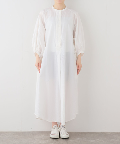 JOURNAL STANDARD LUXE（ジャーナルスタンダード　ラックス）の「C/Cu パフワンピース（ワンピース・レディース・ホワイト/ブラック・FREE）」の19枚目の写真