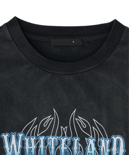 WHITELAND（ホワイトランド）の「WHITELAND/ホワイトランド/AMERICAN SKULL TEE（Tシャツ/カットソー・レディース・ブラック・F）」の3枚目の写真