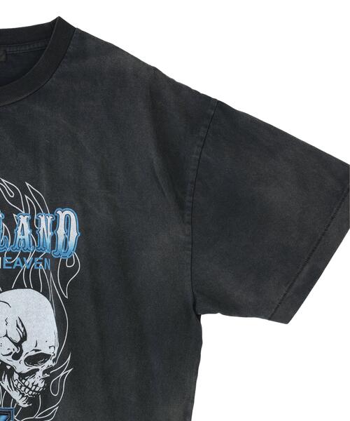 WHITELAND（ホワイトランド）の「WHITELAND/ホワイトランド/AMERICAN SKULL TEE（Tシャツ/カットソー・レディース・ブラック・F）」の4枚目の写真