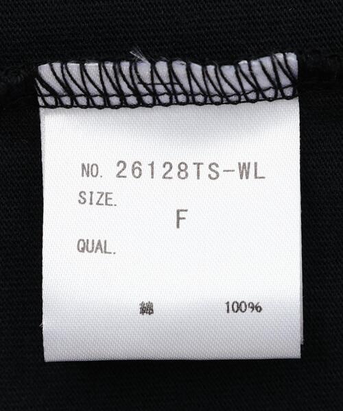 WHITELAND（ホワイトランド）の「WHITELAND/ホワイトランド/AMERICAN SKULL TEE（Tシャツ/カットソー・レディース・ブラック・F）」の8枚目の写真