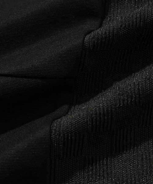 TETE HOMME(テットオム)の「TETE by TETE HOMME リラックスシルエット 市松柄ジャガード切り替え 半袖クルーネックTシャツ(Tシャツ/カットソー・メンズ・ブラック/ホワイト・M/XL/L)」の3枚目の写真