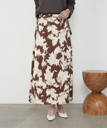 Jena espace merveilleux | ニュアンス花柄スカート(スカート)