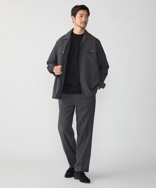 SHIPS(シップス)の「SHIPS:〈撥水/防しわ/洗濯機可能〉DOT AIR(R)オープンカラーシャツ(セットアップ対応)(シャツ/ブラウス・メンズ・ブラック/ネイビー/チャコールグレー・LARGE/MEDIUM/SMALL/X-LARGE)」の16枚目の写真
