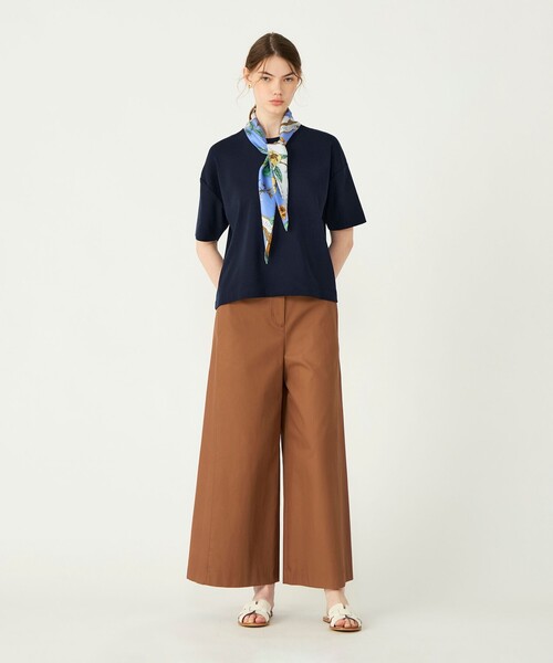 manipuri(マニプリ)の「【別注】manipuri for Ballsey MANIPURI COMBI スカーフプルオーバー(ニット/セーター・レディース・ネイビー・S)」の2枚目の写真