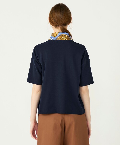 manipuri(マニプリ)の「【別注】manipuri for Ballsey MANIPURI COMBI スカーフプルオーバー(ニット/セーター・レディース・ネイビー・S)」の5枚目の写真