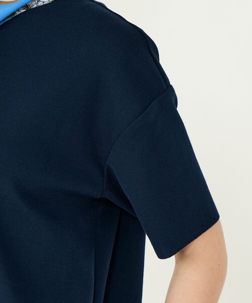 manipuri(マニプリ)の「【別注】manipuri for Ballsey MANIPURI COMBI スカーフプルオーバー(ニット/セーター・レディース・ネイビー・S)」の8枚目の写真