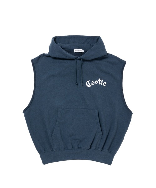 COOTIE PRODUCTIONS(クーティープロダクションズ)の「Venice Sweat Cut-Off Sleeve Hoodie(ベスト・メンズ・ブラック/ブルー系その他・LARGE/MEDIUM)」の2枚目の写真