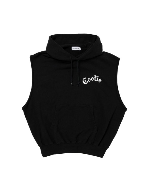 COOTIE PRODUCTIONS(クーティープロダクションズ)の「Venice Sweat Cut-Off Sleeve Hoodie(ベスト・メンズ・ブラック/ブルー系その他・LARGE/MEDIUM)」の1枚目の写真