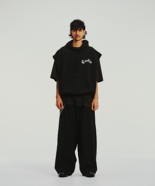 Venice Sweat Cut-Off Sleeve Hoodie（ベスト）｜COOTIE PRODUCTIONS