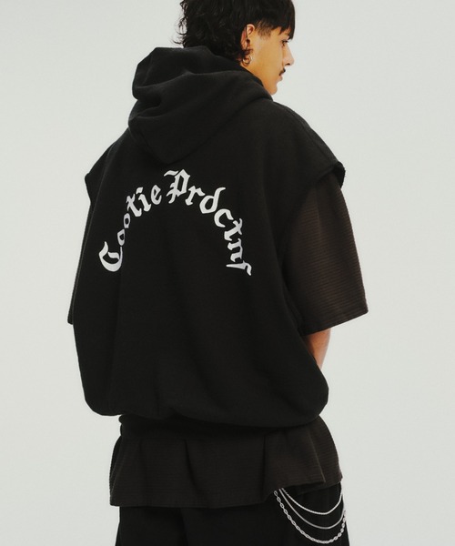 Venice Sweat Cut-Off Sleeve Hoodie（ベスト）｜COOTIE PRODUCTIONS