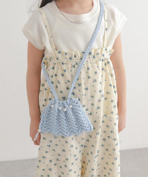 URBAN RESEARCH DOORS(アーバンリサーチドアーズ)の「シェルモチーフかぎ針ポシェット(KIDS)(ショルダーバッグ・キッズ・ブルー/オフホワイト・ONE)」の9枚目の写真