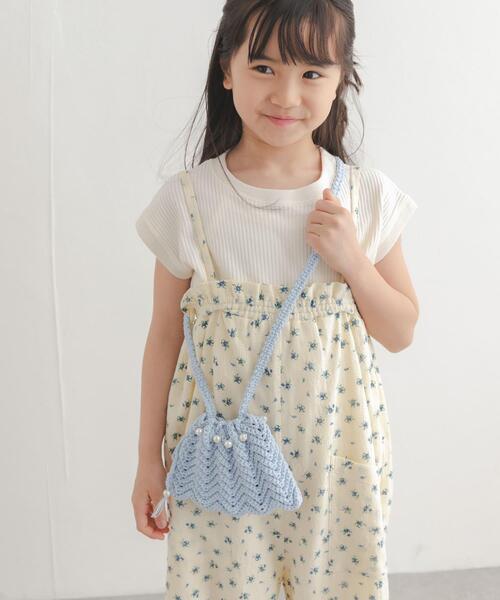 URBAN RESEARCH DOORS(アーバンリサーチドアーズ)の「シェルモチーフかぎ針ポシェット(KIDS)(ショルダーバッグ・キッズ・ブルー/オフホワイト・ONE)」の10枚目の写真