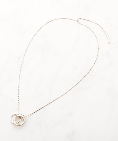 SHOO・LA・RUE(シューラルー)の「【2WAY】エポリングネックレス(ネックレス・レディース・ゴールド/ピンクゴールド/シルバー・00)」の7枚目の写真
