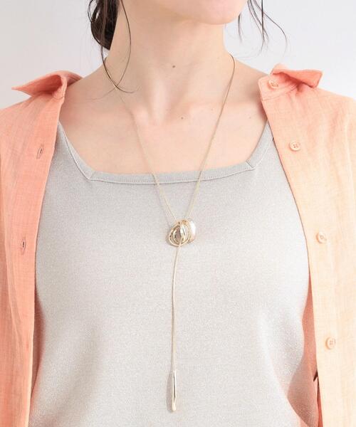 SHOO・LA・RUE(シューラルー)の「【2WAY】エポリングネックレス(ネックレス・レディース・ゴールド/ピンクゴールド/シルバー・00)」の10枚目の写真