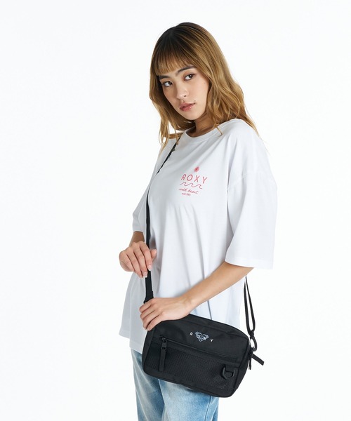 ROXY(ロキシー)の「ROXY ANYWHERE SHOULDER POUCH ショルダーポーチ バッグ 【2026年夏モデル】/ロキシー(ショルダーバッグ・レディース・ブラック/ベージュ・FREE)」の1枚目の写真