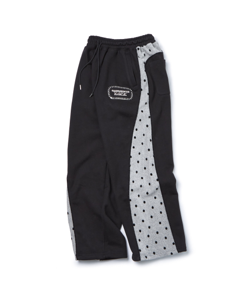 GARMENTS FAB（ガーメンツファブ）の「Velour Dot Piping Sweatpants (BLACK)（スウェットパンツ・レディース・その他・MEDIUM/LARGE）」の2枚目の写真