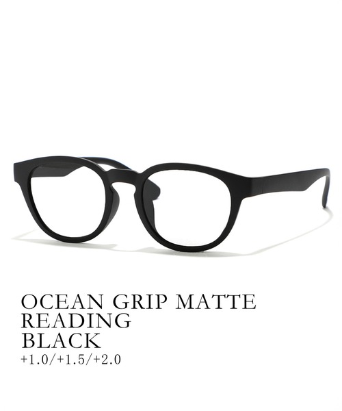Jugaad14(ジュガードフォーティーン)の「【jugaad14】OCEAN GRIP MATTE READING(メガネ・メンズ・ブラック・度数+2.0/度数+1.5/度数+1.0)」の1枚目の写真