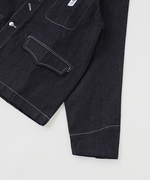 JOURNAL STANDARD（ジャーナルスタンダード）の「POINTER BRAND Grove Jacket（カバーオール・メンズ・コバルトブルー・MEDIUM/LARGE）」の3枚目の写真