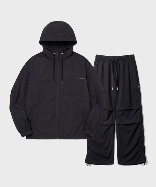 MASMARULEZ APPAREL（マスマルールズ アパレル）の「[SET] Essential Two Way Light Windbreaker Set-Up_Black（ナイロンジャケット・レディース・ブラック・ONE SIZE）」の4枚目の写真