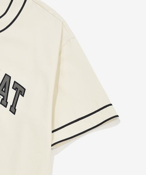 COVERNAT（カバーナット）の「[SOOBIN着用] ARCH LOGO BASEBALL HALF SHIRT（シャツ/ブラウス・メンズ・アイボリー/ブラック・X-LARGE/LARGE/MEDIUM/SMALL）」の11枚目の写真
