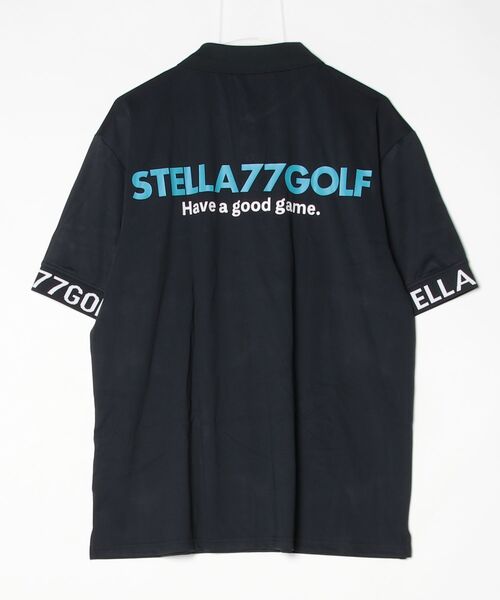 stella77golf(ステラセブンティーンセブンゴルフ)の「AC-TEX素材ゴルフポロシャツ(ポロシャツ・メンズ・ホワイト/ブラック・XL/XXL/M/L)」の4枚目の写真