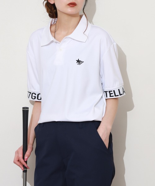 stella77golf(ステラセブンティーンセブンゴルフ)の「AC-TEX素材ゴルフポロシャツ(ポロシャツ・メンズ・ホワイト/ブラック・XL/XXL/M/L)」の19枚目の写真