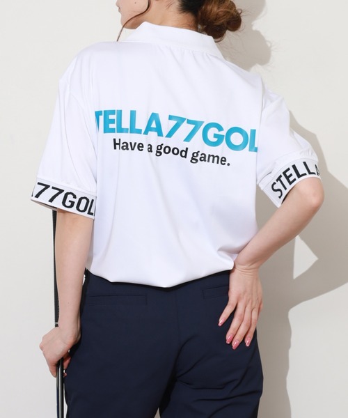 stella77golf(ステラセブンティーンセブンゴルフ)の「AC-TEX素材ゴルフポロシャツ(ポロシャツ・メンズ・ホワイト/ブラック・XL/XXL/M/L)」の20枚目の写真