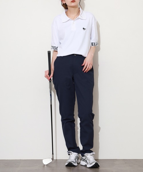 stella77golf(ステラセブンティーンセブンゴルフ)の「AC-TEX素材ゴルフポロシャツ(ポロシャツ・メンズ・ホワイト/ブラック・XL/XXL/M/L)」の21枚目の写真