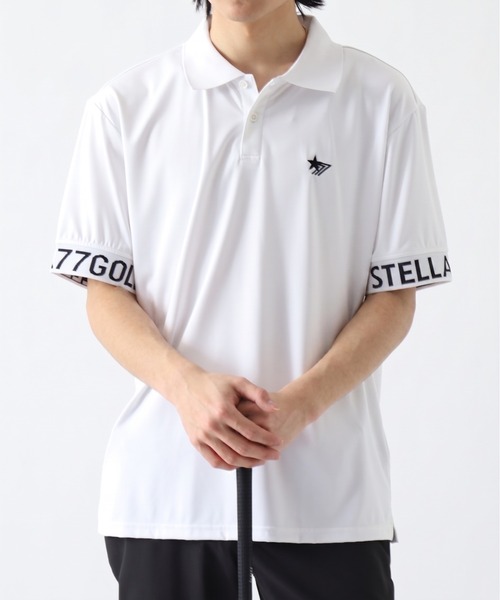 stella77golf(ステラセブンティーンセブンゴルフ)の「AC-TEX素材ゴルフポロシャツ(ポロシャツ・メンズ・ホワイト/ブラック・XL/XXL/M/L)」の5枚目の写真