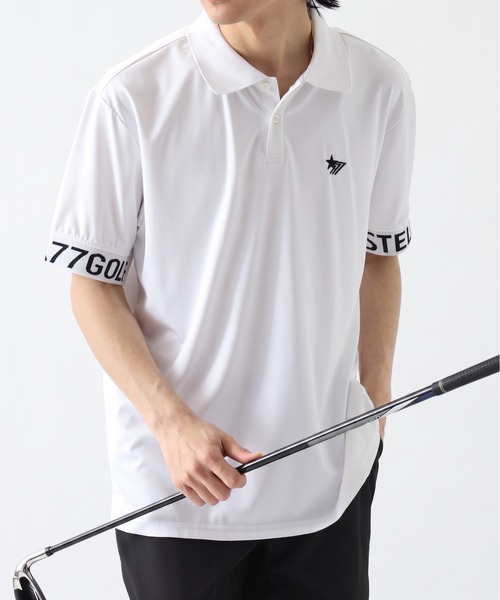 stella77golf(ステラセブンティーンセブンゴルフ)の「AC-TEX素材ゴルフポロシャツ(ポロシャツ・メンズ・ホワイト/ブラック・XL/XXL/M/L)」の6枚目の写真