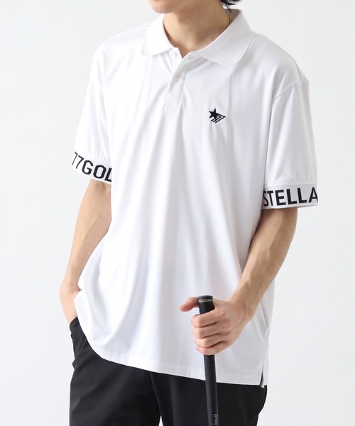stella77golf(ステラセブンティーンセブンゴルフ)の「AC-TEX素材ゴルフポロシャツ(ポロシャツ・メンズ・ホワイト/ブラック・XL/XXL/M/L)」の7枚目の写真