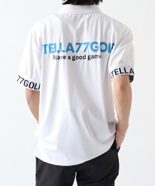 stella77golf(ステラセブンティーンセブンゴルフ)の「AC-TEX素材ゴルフポロシャツ(ポロシャツ・メンズ・ホワイト/ブラック・XL/XXL/M/L)」の9枚目の写真