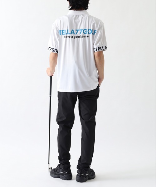 stella77golf(ステラセブンティーンセブンゴルフ)の「AC-TEX素材ゴルフポロシャツ(ポロシャツ・メンズ・ホワイト/ブラック・XL/XXL/M/L)」の11枚目の写真