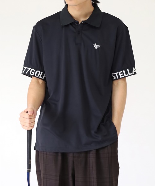 stella77golf(ステラセブンティーンセブンゴルフ)の「AC-TEX素材ゴルフポロシャツ(ポロシャツ・メンズ・ホワイト/ブラック・XL/XXL/M/L)」の12枚目の写真
