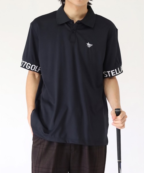 stella77golf(ステラセブンティーンセブンゴルフ)の「AC-TEX素材ゴルフポロシャツ(ポロシャツ・メンズ・ホワイト/ブラック・XL/XXL/M/L)」の13枚目の写真