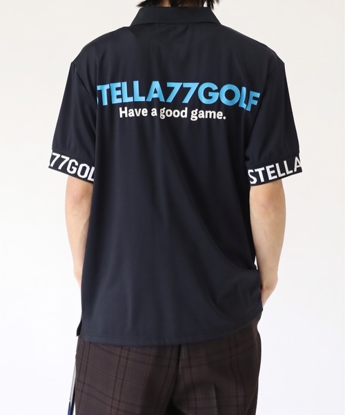 stella77golf(ステラセブンティーンセブンゴルフ)の「AC-TEX素材ゴルフポロシャツ(ポロシャツ・メンズ・ホワイト/ブラック・XL/XXL/M/L)」の14枚目の写真