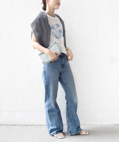 SHIPS(シップス)の「【WEB限定】オーガニック コットン コンパクト プリント TEE(Tシャツ/カットソー・レディース・ブラウン/ライトグリーン/オフホワイト・ONE SIZE)」の21枚目の写真