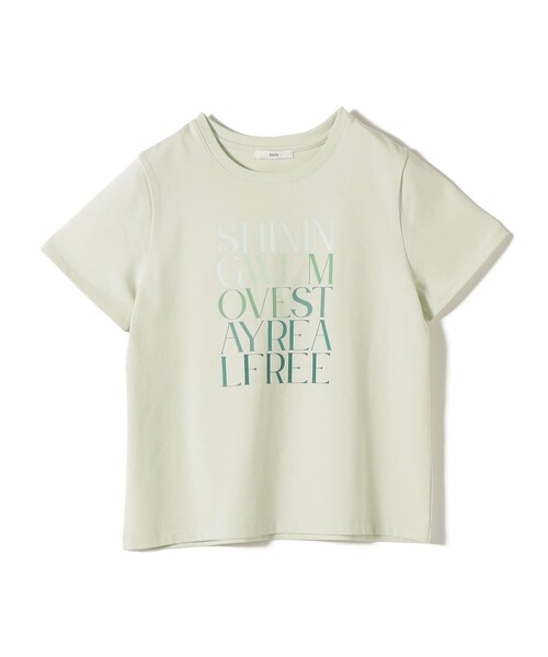 SHIPS(シップス)の「【WEB限定】オーガニック コットン コンパクト プリント TEE(Tシャツ/カットソー・レディース・ブラウン/ライトグリーン/オフホワイト・ONE SIZE)」の12枚目の写真