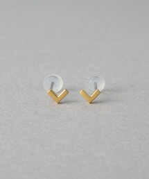 ダブルライン バイカラー ハグピアス（ピアス（両耳用））｜ete（エテ